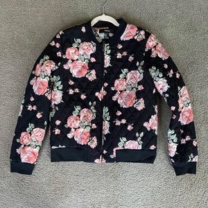 Floral Bomber jacket